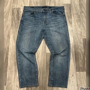 SIZE 38 X 30 MENS LUCKY BRAND 110 SLIM BLUE JEANS